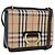 Borsa a tracolla BURBERRY Nova Check Canvas Beige Gold Auth ka5594 D'oro
