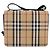 Borsa a tracolla BURBERRY Nova Check Canvas Beige Gold Auth ka5594 D'oro - vista 3