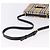 Borsa a tracolla BURBERRY Nova Check Canvas Beige Gold Auth ka5594 D'oro - vista 8