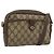 Bolso GUCCI GG Supreme Web Sherry Line PVC Beige Oro 116 02 089 Auth 195675 Dorado