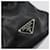 Bolso de hombro PRADA de piel negro plata Auth 195224V - vista 14