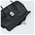 Bolso de hombro PRADA de piel negro plata Auth 195224V - vista 16