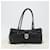 Bolso de hombro PRADA de piel negro plata Auth 195224V - vista 26