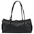 Bolso de hombro PRADA de piel negro plata Auth 195224V - vista 3