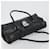 Bolso de hombro PRADA de piel negro plata Auth 195224V - vista 6