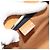 Céline Borsa a tracolla CELINE C Macadam Canvas Blue Gold Auth bs36746 D'oro - vista 16