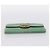Cartera larga GUCCI de cuero Verde Oro Auth 197116A Dorado - vista 7