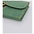 Cartera larga GUCCI de cuero Verde Oro Auth 197116A Dorado - vista 8