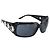 Bulgari Gafas de sol BVLGARI Plastic Black Silver Auth bs36734 Negro Plata
