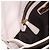 Borsa a tracolla con catena Miu Miu Pelle Beige Tono Oro Auth 195430A - vista 28