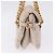 Borsa a tracolla con catena Miu Miu Pelle Beige Tono Oro Auth 195430A - vista 6