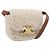 Céline CELINE Triomphe Mini Claude Shoulder Pouch Bore Beige Gold Auth 196467SAM Dorado