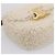 Céline CELINE Triomphe Mini Claude Shoulder Pouch Bore Beige Gold Auth 196467SAM Dorado - vista 11