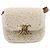 Céline CELINE Triomphe Mini Claude Shoulder Pouch Bore Beige Gold Auth 196467SAM Dorado - vista 2