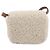 Céline CELINE Triomphe Mini Claude Shoulder Pouch Bore Beige Gold Auth 196467SAM Dorado - vista 3