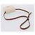 Céline CELINE Triomphe Mini Claude Shoulder Pouch Bore Beige Gold Auth 196467SAM Dorado - vista 7