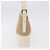 Borsa a tracolla LOEWE Anagram Suede Beige Gold Tone Auth 195760V - vista 3