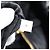 Ribbon Borsa a mano PRADA con nastro laterale in pelle nera e oro BR4240 Auth am12234V Nero D'oro - vista 25