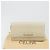 Céline Borsa a tracolla con catena CELINE Pelle White Gold Auth bs36725 Bianco D'oro - vista 26