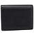 Saffiano Portafoglio Compatto PRADA Pelle Safiano Nero Oro Auth 196043A D'oro - vista 3