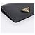 Saffiano Portafoglio Compatto PRADA Pelle Safiano Nero Oro Auth 196043A D'oro - vista 9