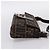 Borsa a tracolla FENDI Zucca Canvas Mamma Baguette Brown Silver Auth BA14998SAV Marrone Argento - vista 5
