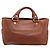 Céline Borsa a mano CELINE Boogie Bag in pelle marrone argento Auth BA14938A - vista 2
