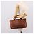 Céline Borsa a mano CELINE Boogie Bag in pelle marrone argento Auth BA14938A - vista 23