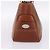 Céline Borsa a mano CELINE Boogie Bag in pelle marrone argento Auth BA14938A - vista 4