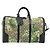 Borsa Boston GUCCI GG Supreme Blooms PVC 2way Beige Silver 406380 Auth 192425A Argento - vista 2