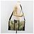 Borsa Boston GUCCI GG Supreme Blooms PVC 2way Beige Silver 406380 Auth 192425A Argento - vista 26