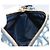Borsa a mano Christian Dior Trotter Canvas PVC Navy Gold Auth bs36749 D'oro Blu navy - vista 19