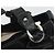 Borsa Tote Salvatore Ferragamo Gancini in pelle nera e argento Auth 195388A Nero - vista 14
