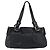 Borsa Tote Salvatore Ferragamo Gancini in pelle nera e argento Auth 195388A Nero - vista 2
