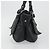 Borsa Tote Salvatore Ferragamo Gancini in pelle nera e argento Auth 195388A Nero - vista 5