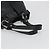 Borsa Tote Salvatore Ferragamo Gancini in pelle nera e argento Auth 195388A Nero - vista 7