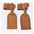 LOUIS VUITTON Porta etichette Powanie 10 Set Powanie Leather Beige LV Auth 192570 - vista 10