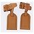 LOUIS VUITTON Porta etichette Powanie 10 Set Powanie Leather Beige LV Auth 192570 - vista 13