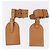 LOUIS VUITTON Porta etichette Powanie 10 Set Powanie Leather Beige LV Auth 192570 - vista 5