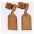 LOUIS VUITTON Porta etichette Powanie 10 Set Powanie Leather Beige LV Auth 192570 - vista 7