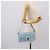 Borsa a tracolla FENDI Mamma Baguette Azzurro Argento Auth 196364M Blu chiaro - vista 22