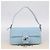 Borsa a tracolla FENDI Mamma Baguette Azzurro Argento Auth 196364M Blu chiaro - vista 23