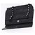 Borsa a tracolla Salvatore Ferragamo in pelle nera e argento Auth ka5635 Nero - vista 14