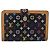 LOUIS VUITTON Multicolor Porte Monnaie Viennois Wallet M92987 LV Auth 196471A Nero - vista 2