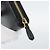 Saffiano PRADA Langbeutel aus Safiano-Leder Schwarz Gold Auth bs36755 Golden - Ansicht 12