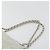 Borsa a catena CHANEL Sports Line Choco Bar in cotone grigio con CC argento Auth 194404A Marrone - vista 8