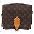 LOUIS VUITTON Monogram Cartouchiere MM Shoulder Bag M51253 LV Auth BA14643 Monogramma - vista 2