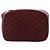 Céline Borsa CELINE Macadam Canvas Horse Carriage Suede Bordeaux Gold Auth 195091 D'oro Bordò - vista 3