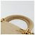 Borsa Christian Dior Lady Dior Canage Nylon Beige Gold Auth bs36737 D'oro - vista 8