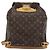 Zaino LOUIS VUITTON Monogram Montsouris GM M51135 LV Auth 195722 Monogramma - vista 2
